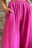 Santos Cushion Cotton Quirky Pant Raspberry?